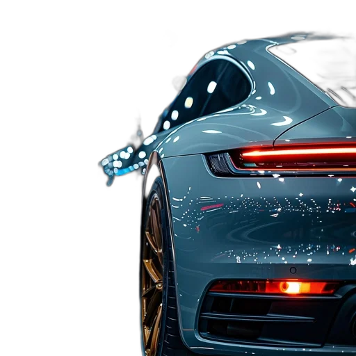 car, robot, photorealistic, 3d render transparent PNG cut-out