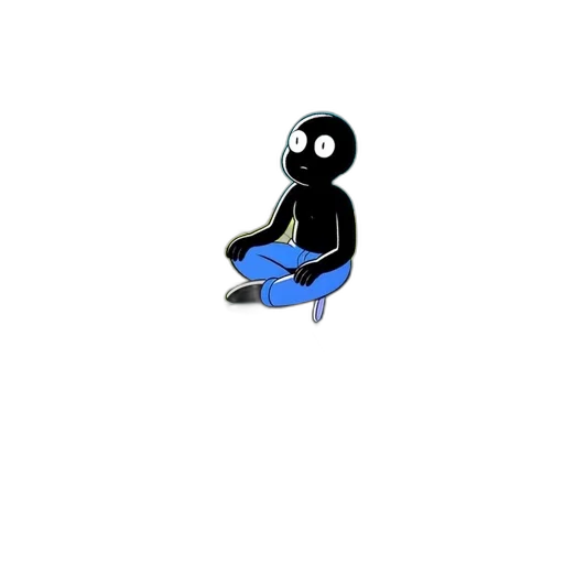 robot, creature, staff, jacket transparent PNG cut-out