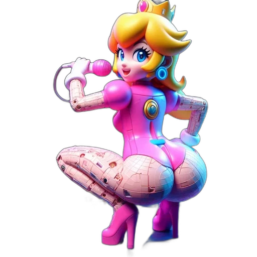 weapon, dress, staff, robot transparent PNG cut-out