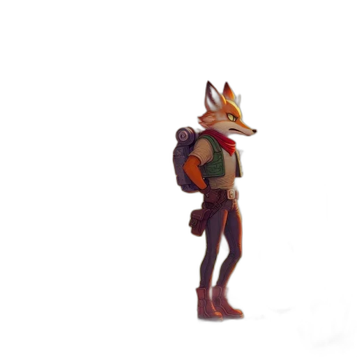 jacket, animal, creature, staff transparent PNG cut-out
