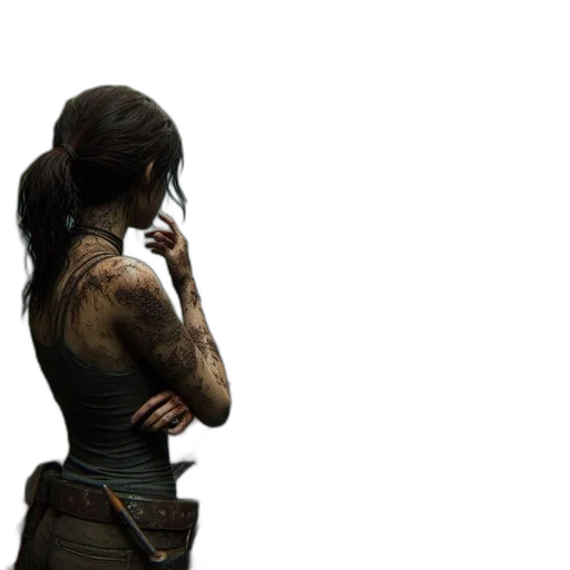 concept art, fantasy art, photorealistic, 3d render transparent PNG cut-out