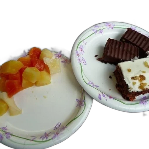 food, two, plates, sit transparent PNG cut-out