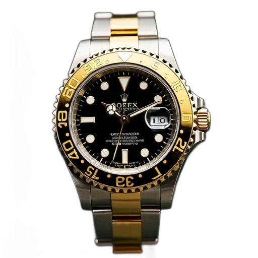 jewelry, rolex, steel, yellow transparent PNG cut-out