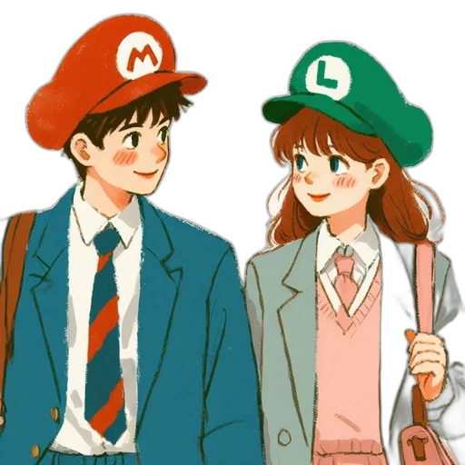 hat, umbrella, anime, pixel art transparent PNG cut-out