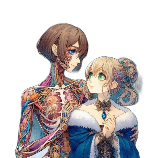 dress, jewelry, mask, flower transparent PNG cut-out
