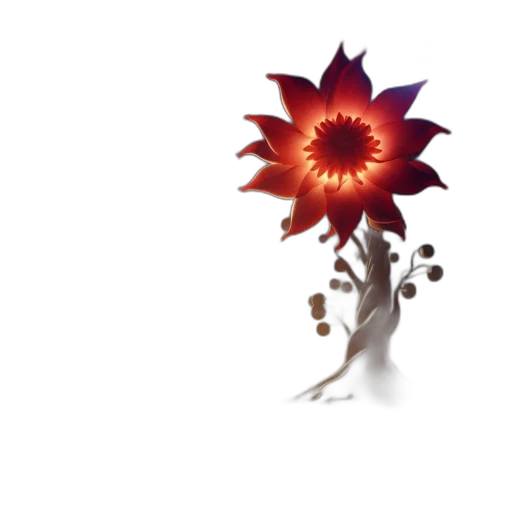 flower, staff, crown, jewelry transparent PNG cut-out