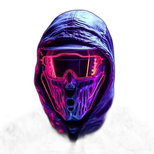 mask, jacket, face, robot transparent PNG cut-out