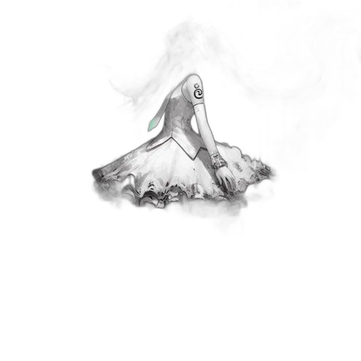 crown, jewelry, dress, shoes transparent PNG cut-out