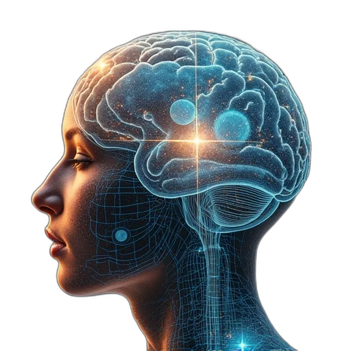 crown, face, robot, concept art transparent PNG cut-out