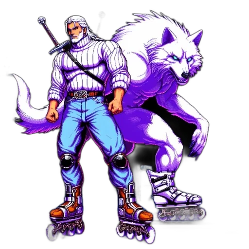 animal, concept art, pixel art, fantasy art transparent PNG cut-out