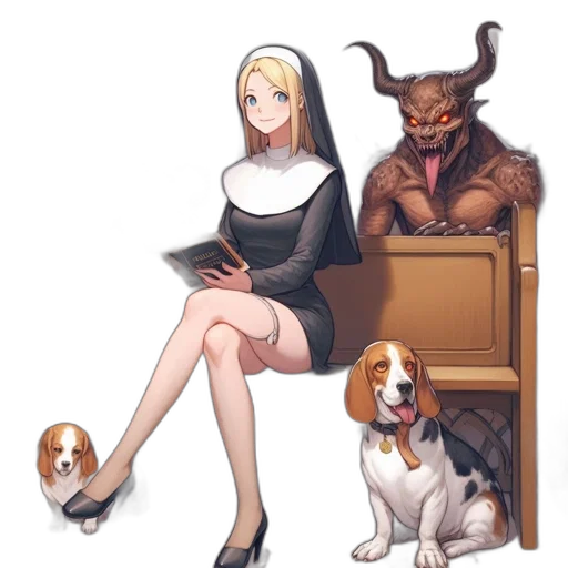 animal, creature, staff, pixel art transparent PNG cut-out
