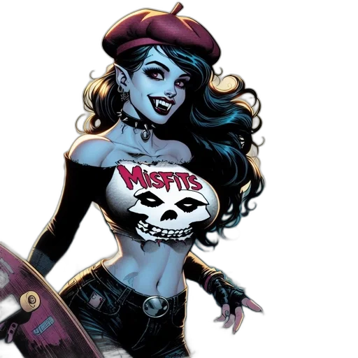 comic book art, concept art, cartoon, against transparent PNG cut-out
