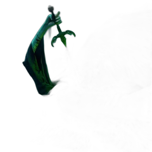 dragon, shoes, mask, sword transparent PNG cut-out