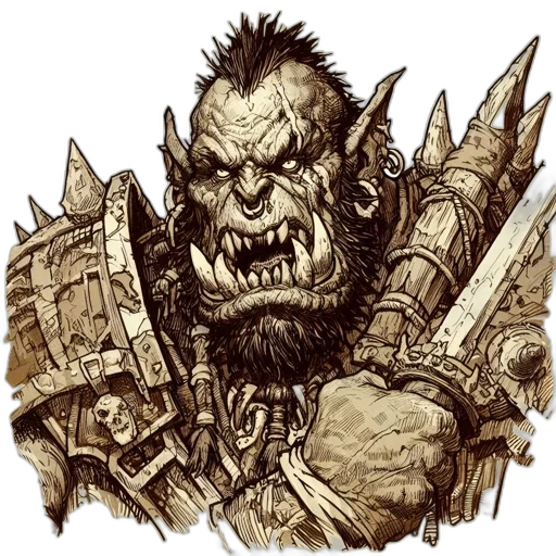 face, staff, fantasy art, concept art transparent PNG cut-out