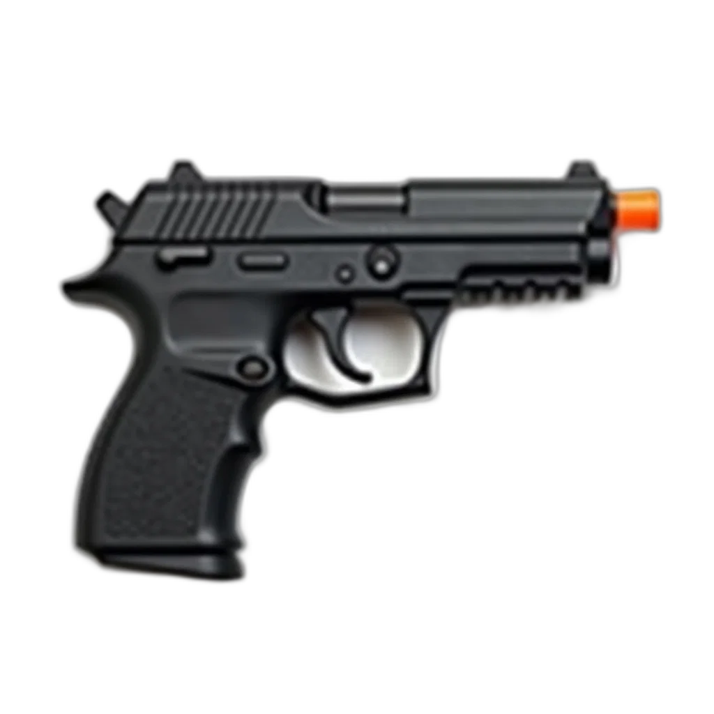 weapon, 3d render, pixel art, photorealistic transparent PNG cut-out