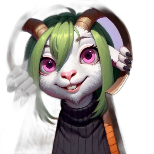 staff, mask, face, animal transparent PNG cut-out