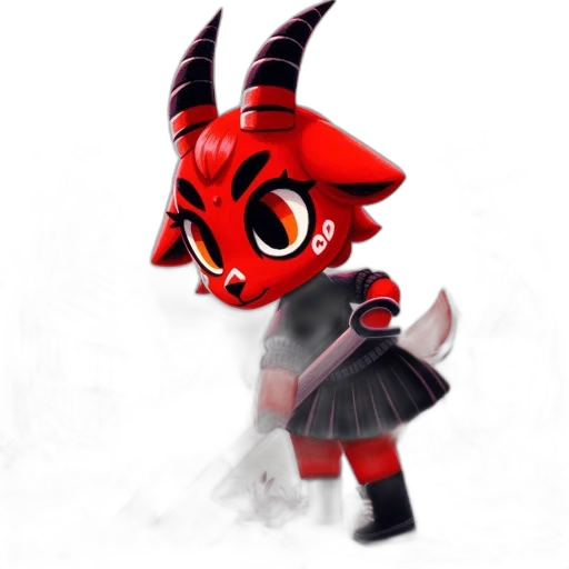 mask, dragon, creature, staff transparent PNG cut-out