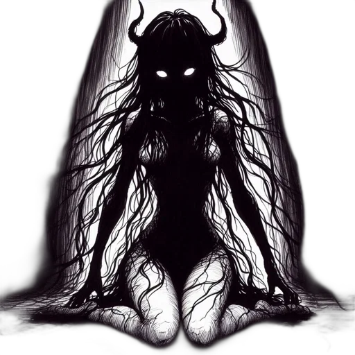 creature, mask, hair, animal transparent PNG cut-out