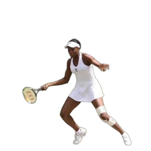 3d render, photorealistic, female, tennis transparent PNG cut-out