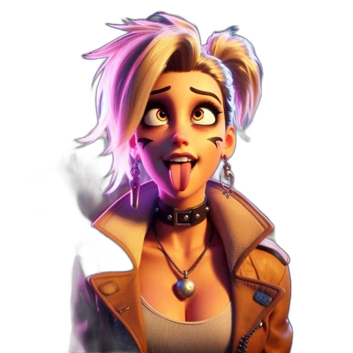 jacket, face, concept art, cyberpunk transparent PNG cut-out