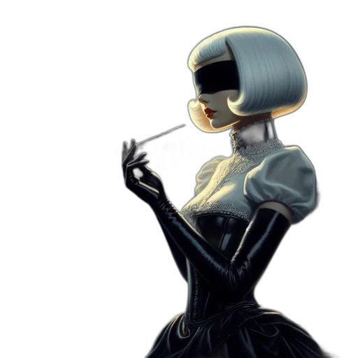 robot, dress, mask, hat transparent PNG cut-out