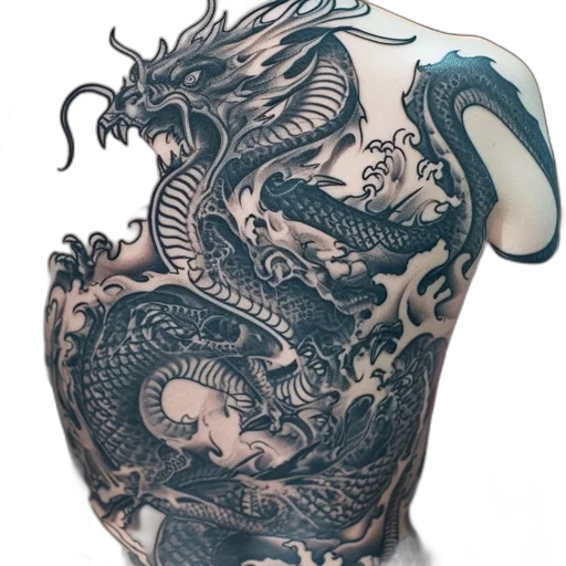 dragon, fantasy art, photorealistic, concept art transparent PNG cut-out
