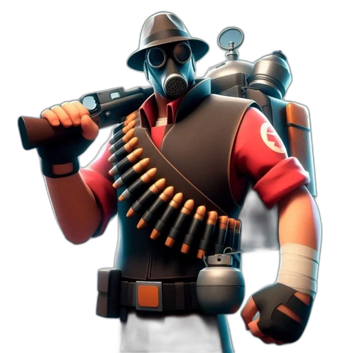 weapon, staff, robot, mask transparent PNG cut-out