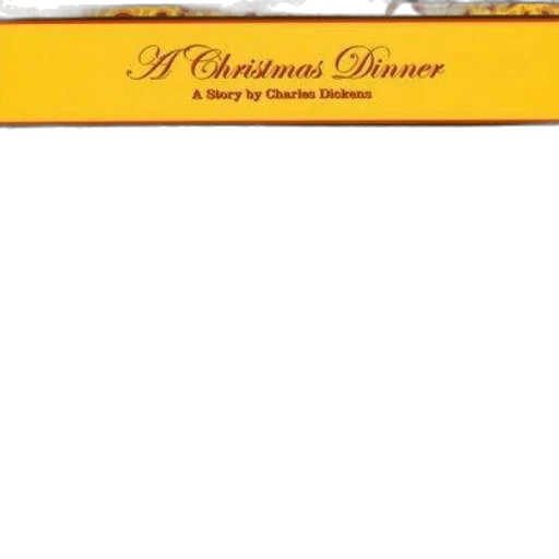 christmas, dinner, book, cover transparent PNG cut-out