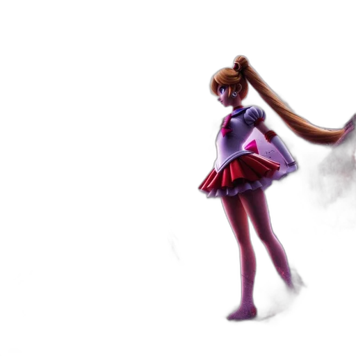 dress, staff, concept art, 3d render transparent PNG cut-out