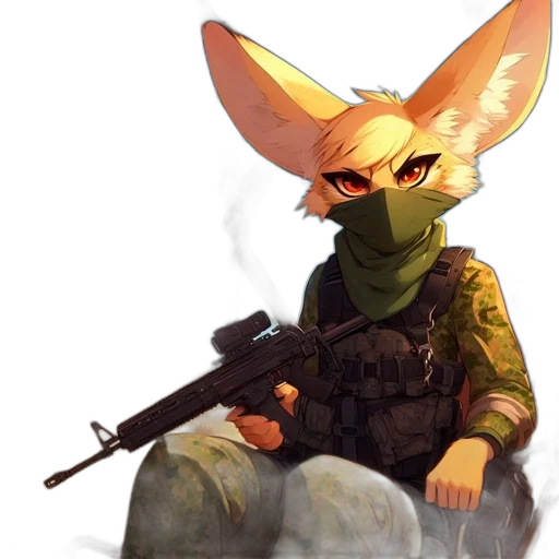 weapon, staff, animal, jacket transparent PNG cut-out