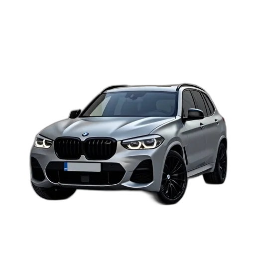 car, 3d render, photorealistic, bmw transparent PNG cut-out