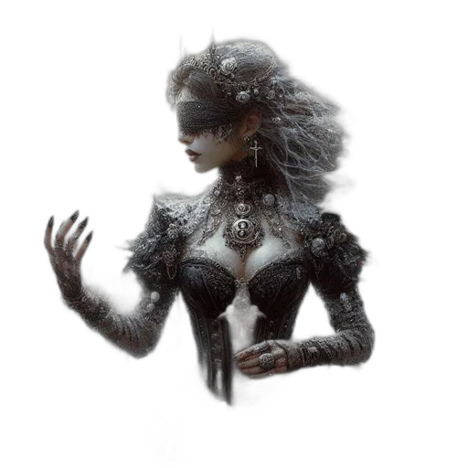 robot, dress, jewelry, mask transparent PNG cut-out
