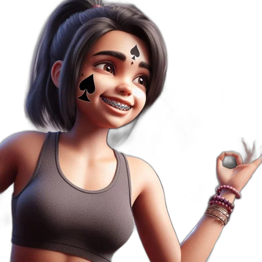 face, mask, jewelry, weapon transparent PNG cut-out
