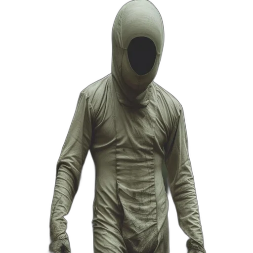 mask, jacket, robot, creature transparent PNG cut-out