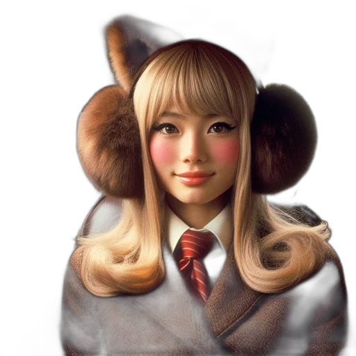 staff, robot, hair, face transparent PNG cut-out