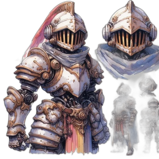 mask, concept art, fantasy art, 3d render transparent PNG cut-out