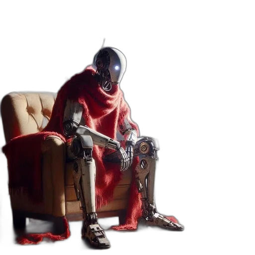 robot, furniture, creature, mask transparent PNG cut-out