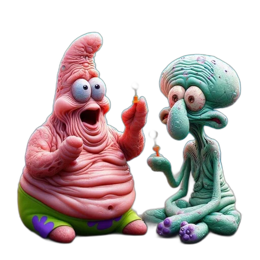 food, creature, hat, concept art transparent PNG cut-out