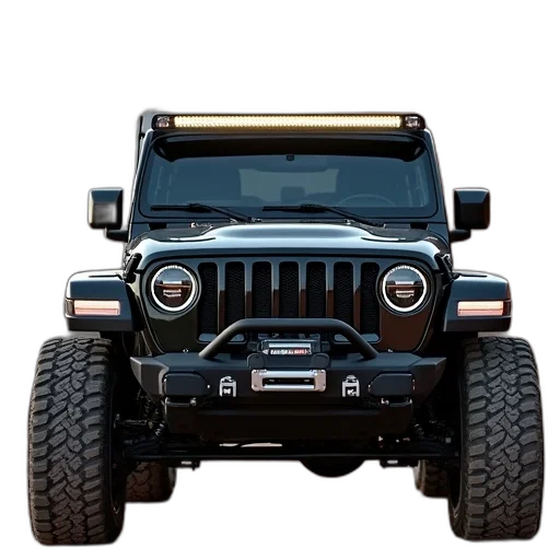 car, 3d render, off, road transparent PNG cut-out