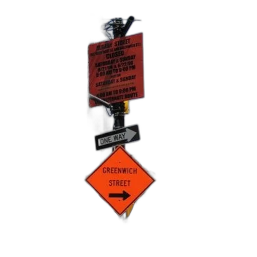staff, street, sign, new transparent PNG cut-out