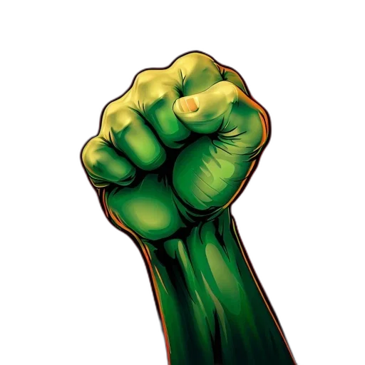 weapon, comic book art, concept art, green transparent PNG cut-out
