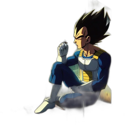mask, jacket, hair, concept art transparent PNG cut-out