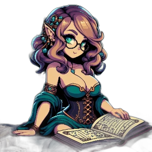 dress, crown, staff, jewelry transparent PNG cut-out