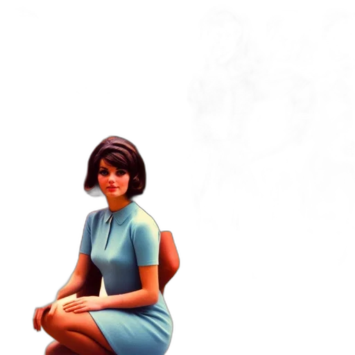 dress, staff, face, pixel art transparent PNG cut-out