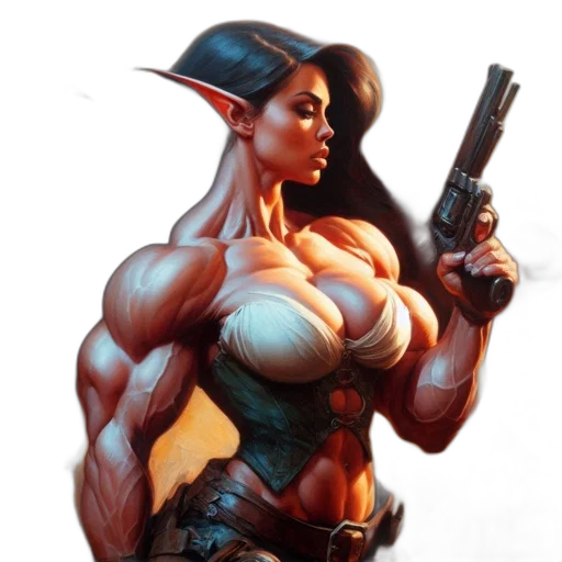 weapon, concept art, fantasy art, comic book art transparent PNG cut-out