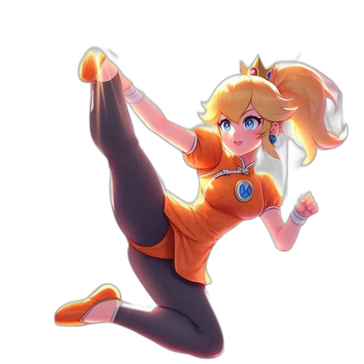 dress, staff, weapon, crown transparent PNG cut-out