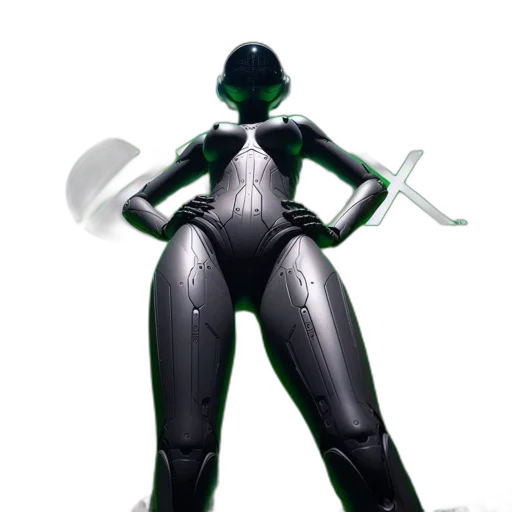 robot, staff, weapon, sword transparent PNG cut-out