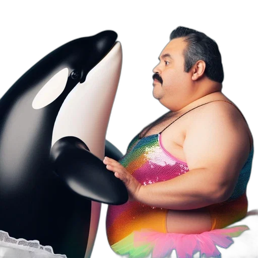 animal, creature, concept art, vaporwave transparent PNG cut-out