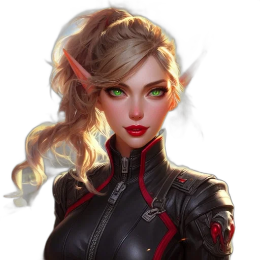 jacket, face, fantasy art, concept art transparent PNG cut-out