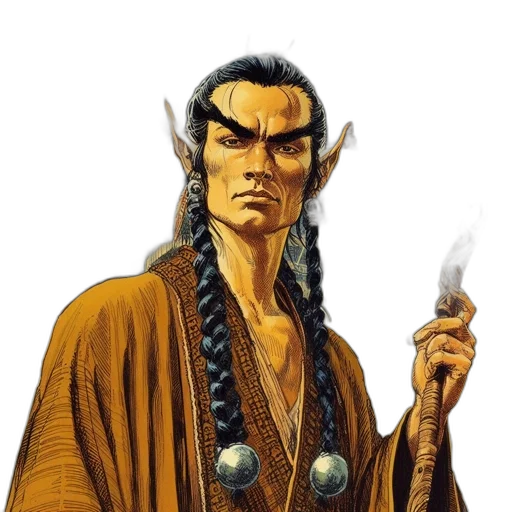 staff, face, dragon, fantasy art transparent PNG cut-out